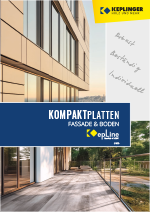 KepLine Kompaktplatten Fassade & Boden Folder