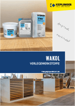 Wakol Verlegewerkstoffe Produktkatalog
