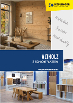 Keplinger Altholz 3-Schichtplatten Folder