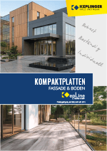 KepLine Kompaktplatten Fassade & Boden Folder